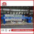 Industrial Clay Filter Press Machine, Round Type Ceramic Filter Press With Drier Cake